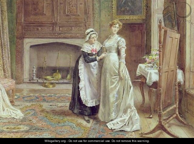 The Wedding Dress - George Goodwin Kilburne