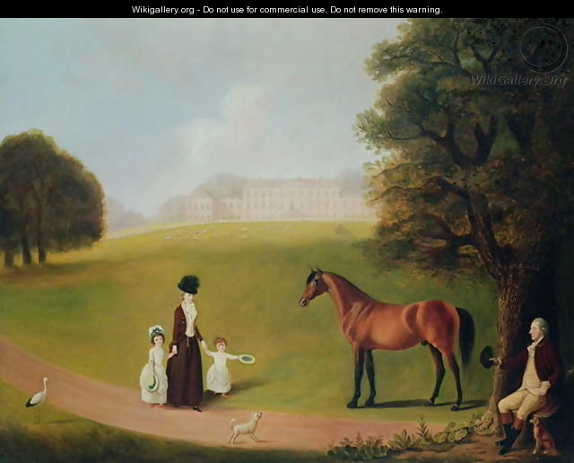 Earl and Countess of Ossory and their Children at Ampthill Park - Benjamin Killingbeck
