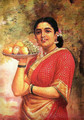 The Maharashtrian Lady - Raja Ravi Varma