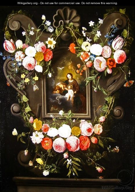 Mary Christ and St John - Jan van Kessel