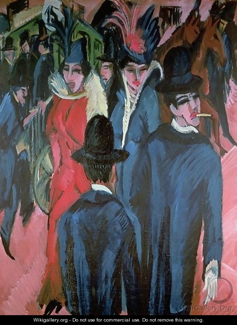 Berlin Street Scene 2 - Ernst Ludwig Kirchner