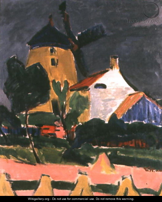 The Windmill - Ernst Ludwig Kirchner