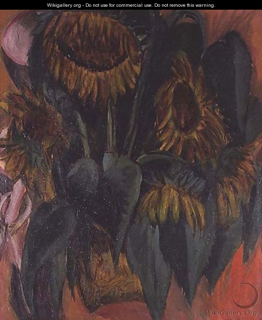 Sunflowers - Ernst Ludwig Kirchner