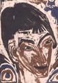 Portrait of Otto Mueller 1874-1930 - Ernst Ludwig Kirchner