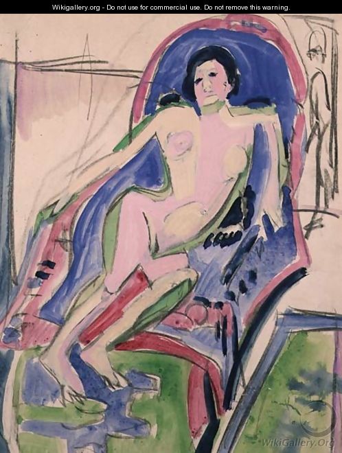 Reclining Nude - Ernst Ludwig Kirchner