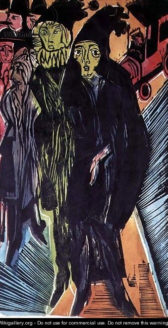 Street Scene - Ernst Ludwig Kirchner