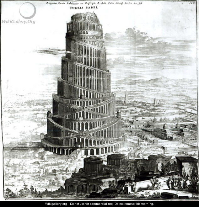 The Tower of Babel - Athanasius Kircher