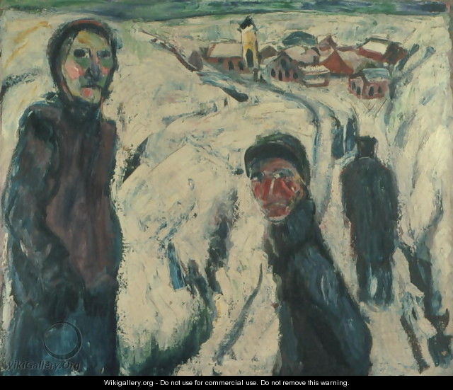 Snow Landscape - Ernst Ludwig Kirchner