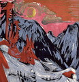 Mountains in Winter - Ernst Ludwig Kirchner