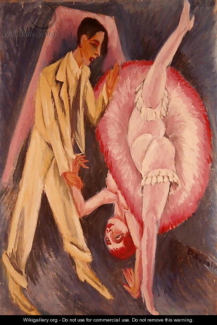 Dancing Couple - Ernst Ludwig Kirchner