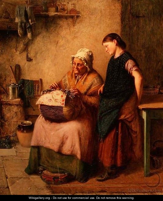 The Embroidery Lesson - Haynes King