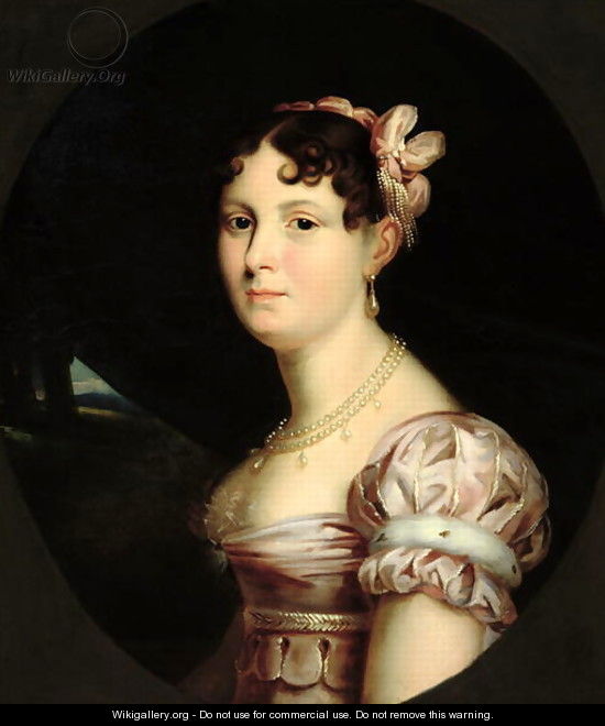 Portrait of Catherine of Wurtemberg 1783-1835 Queen of Westphalia - Francois Josephe Kinson