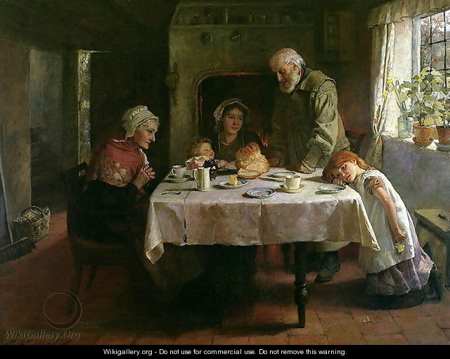 Grace Before Supper - Mary Evelina Kindon