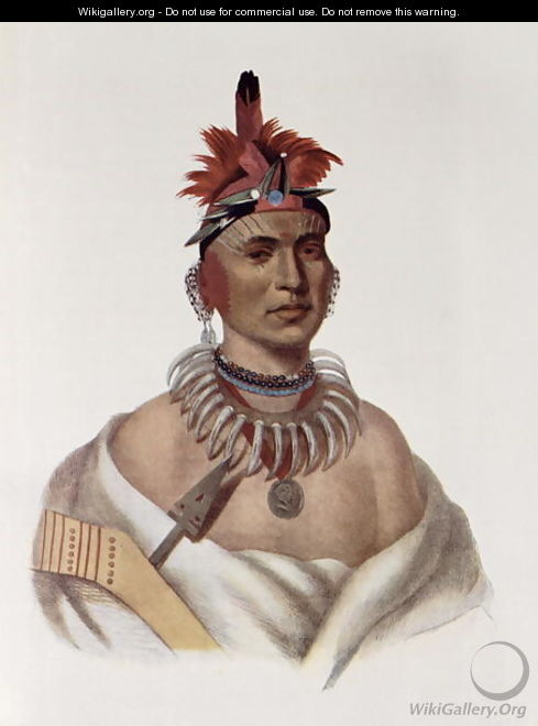 Chon Ca Pe or Big Kansas an Oto Chief - (after) King, Charles Bird