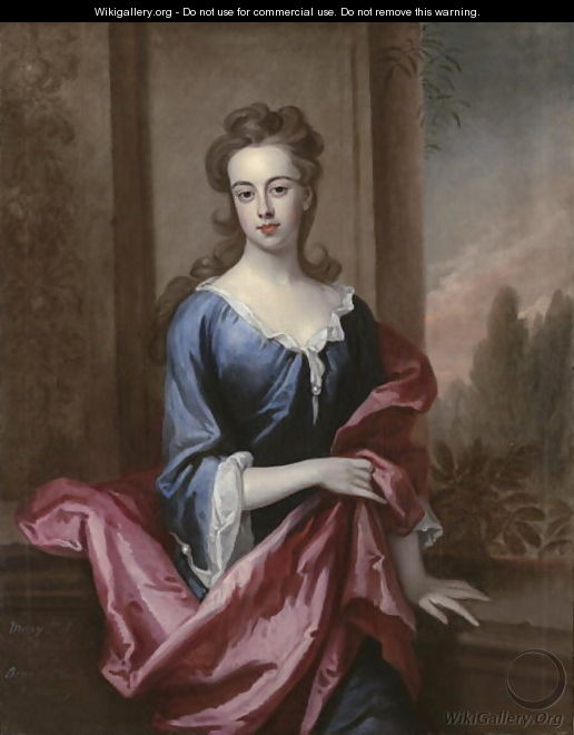 Portrait of Mary Calverley Lady Sherard - Sir Godfrey Kneller