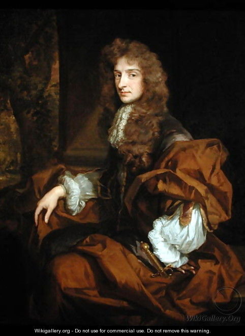 Portrait of Sir Charles Sedley 1639-1701 - Sir Godfrey Kneller