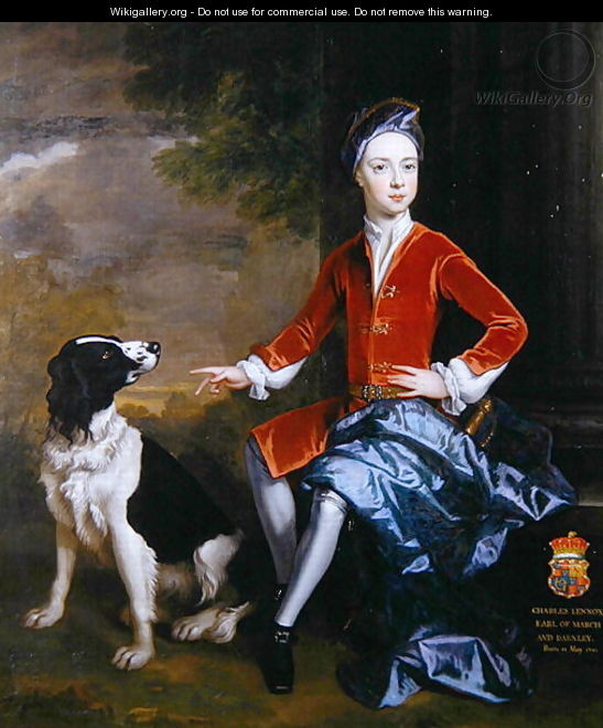 Charles Earl of March - Sir Godfrey Kneller