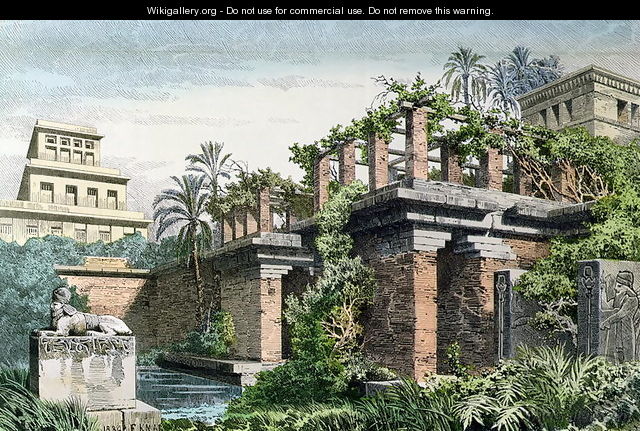 The Hanging Gardens of Babylon - Ferdinand Knab