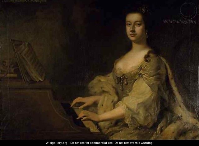 Portrait of Lady Charlotte Boyle - George Knapton