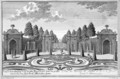 The gardens of Count Althan Vienna - (after) Kleiner, Salomon