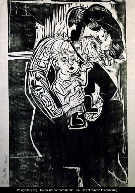 Mother and Child - Ernst Ludwig Kirchner