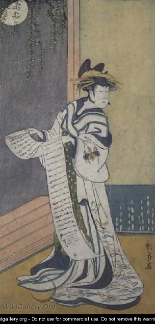 The actor Nakamura Tomijuro II 1786-2-1855 - Torii Kiyonaga