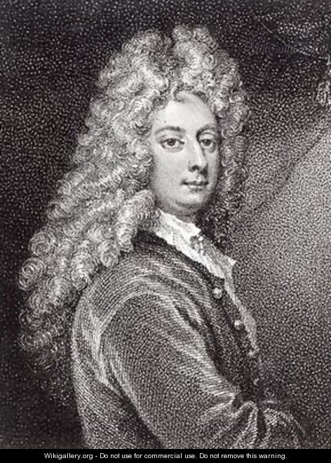 William Congreve 1670-1729 - (after) Kneller, Sir Godfrey
