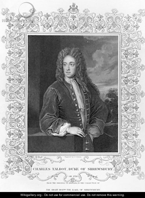 Charles Talbot Duke of Shrewsbury - (after) Kneller, Sir Godfrey