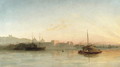 View of the Thames at Greenwich - (attr. to) Knell, William Adolphus