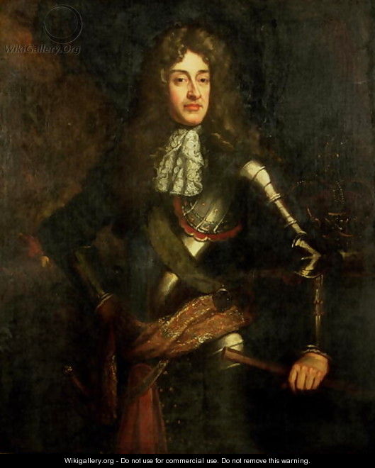 Portrait of King James II 1633-1701 In Armour - (after) Kneller, Sir Godfrey