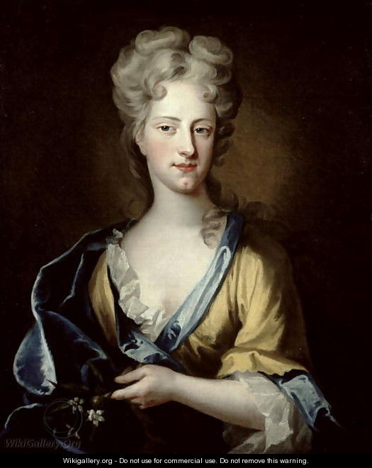 Portrait of Abigail Hill 1734 Lady Masham - (after) Kneller, Sir Godfrey