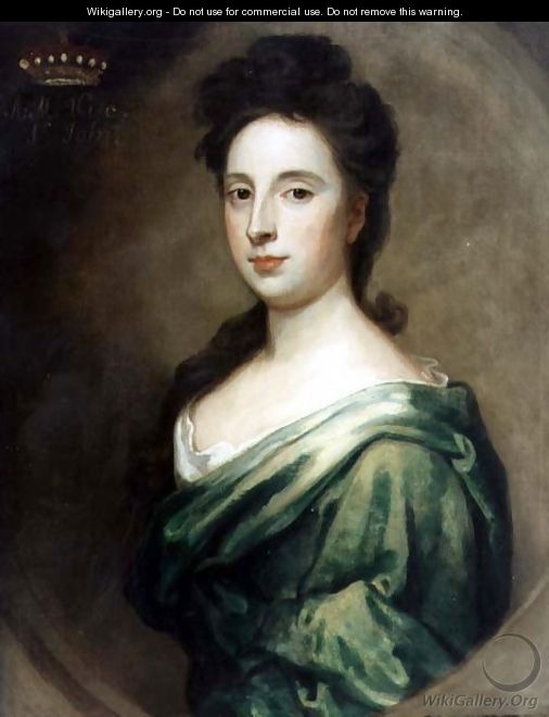 Portrait of Angelina Magdalena 1666-1736 2 - (after) Kneller, Sir Godfrey