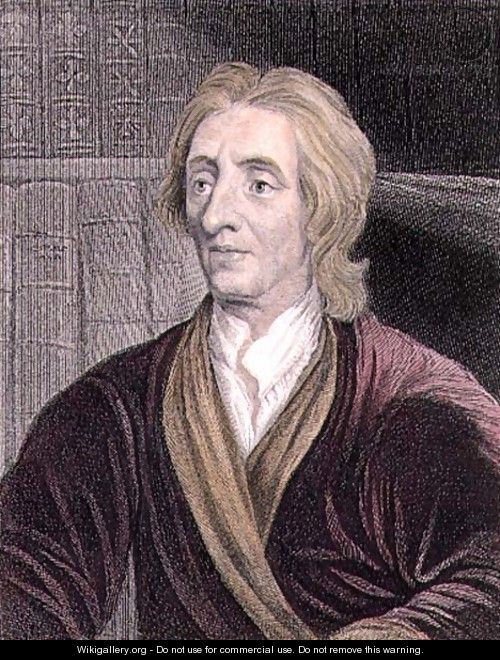 Portrait of John Locke 1632-1704 - (after) Kneller, Sir Godfrey