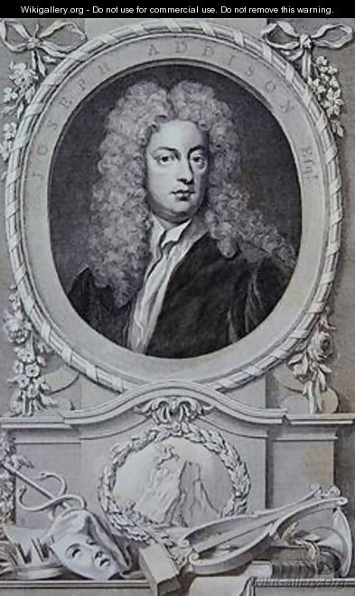 Joseph Addison - (after) Kneller, Sir Godfrey