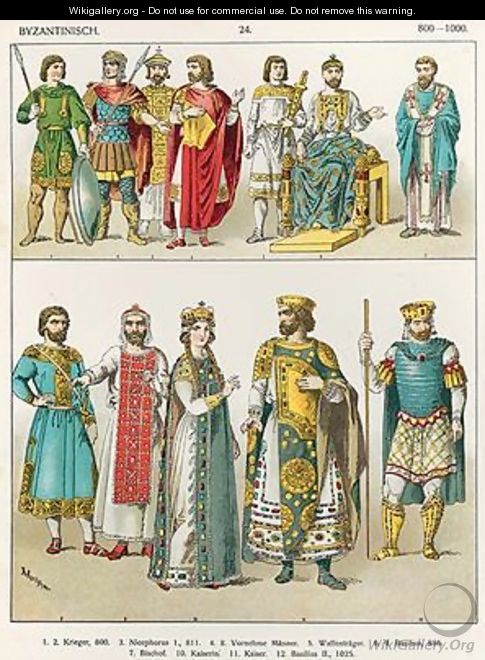 Dress at the Byzantine Court 2 - Albert Kretschmer