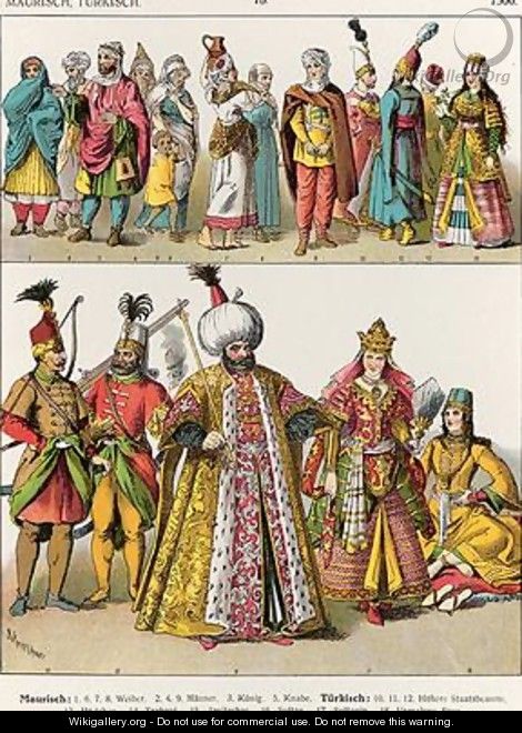 Moorish and Turkish Dress - Albert Kretschmer