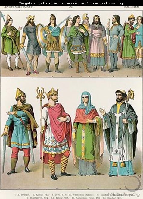 Anglo Saxon Dress - Albert Kretschmer