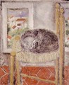 Cat on a rush chair - Sei Koyanagui