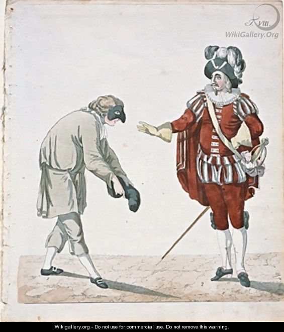 Illustration of the figures 3 - Georg Melchior Kraus