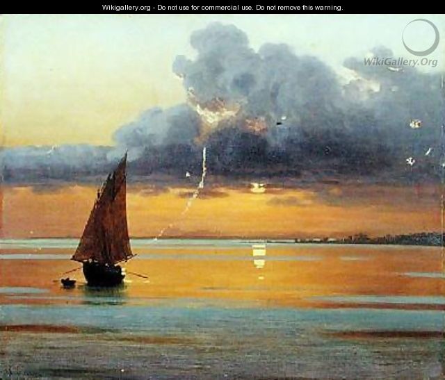 Sunset in the Crimea - Johann Koler