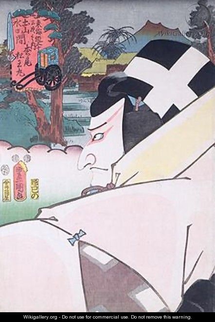 Matsumoto Koshiro V in the role of Matsuomaru - Utagawa Kunisada