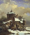 Dutch Winter Scene - Cornelis Kruseman