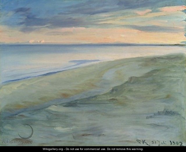 The Beach Skagen - Peder Severin Kroyer