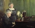 Edward Grieg 1843-1907 Accompanying his Wife - Peder Severin Kroyer