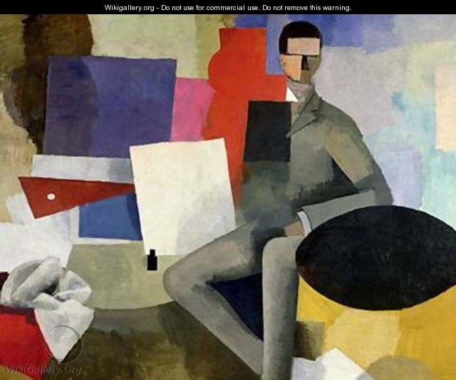 The Seated Man or The Architect - Roger de La Fresnaye