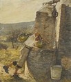 Boy Filling Water Jars at Well - Henry Herbert La Thangue