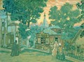 Stage design for Ostrovskys play Not one penny - Boris Kustodiev