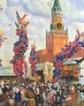 Easter Market at the Moscow Kremlin - Boris Kustodiev