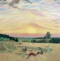The Harvest - Boris Kustodiev