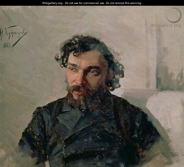 Portrait of Ivan Pochitonov 1850-1923 - Nikolai Dmitrievich Kuznetsov